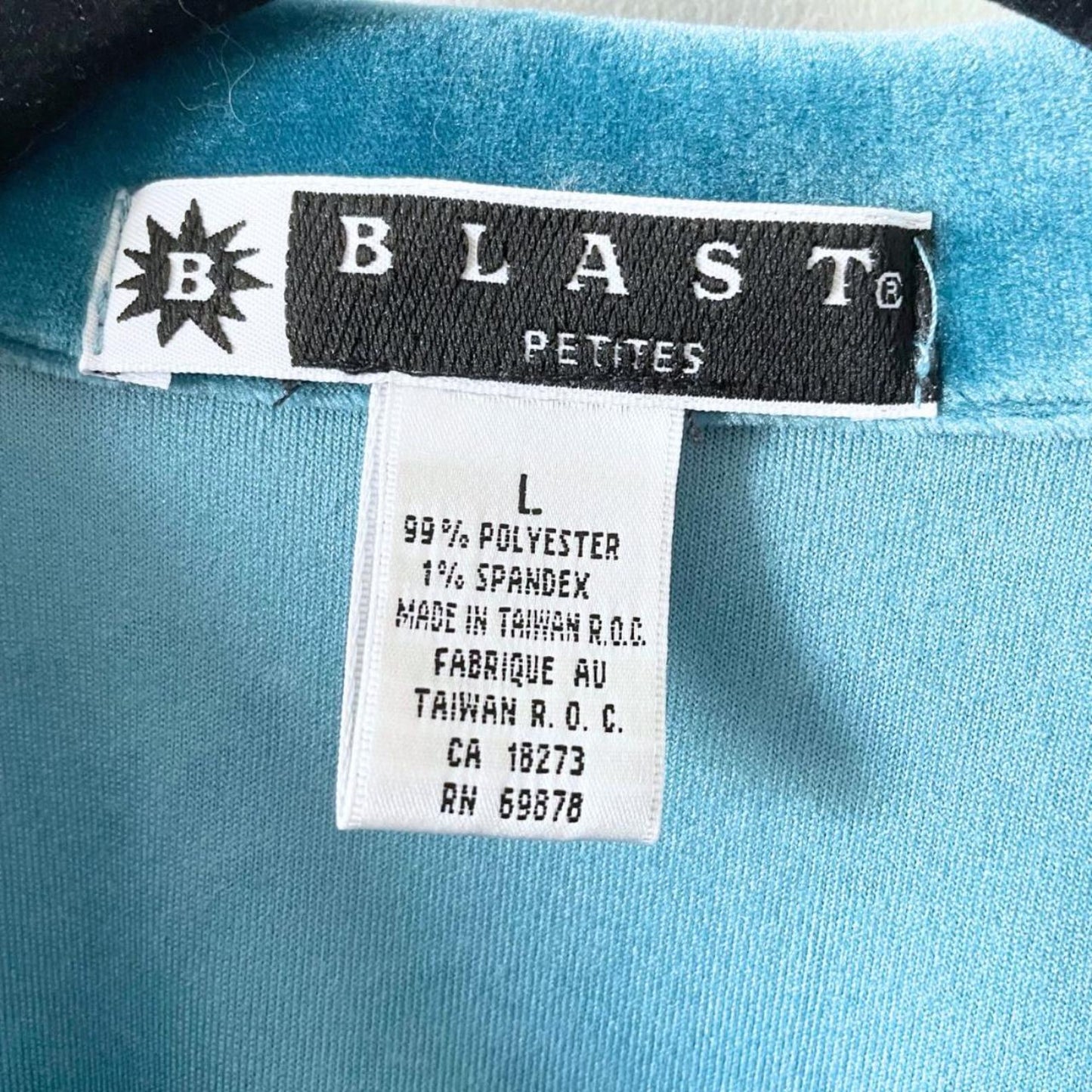 80s / 90s Velvet Button Down Blouse