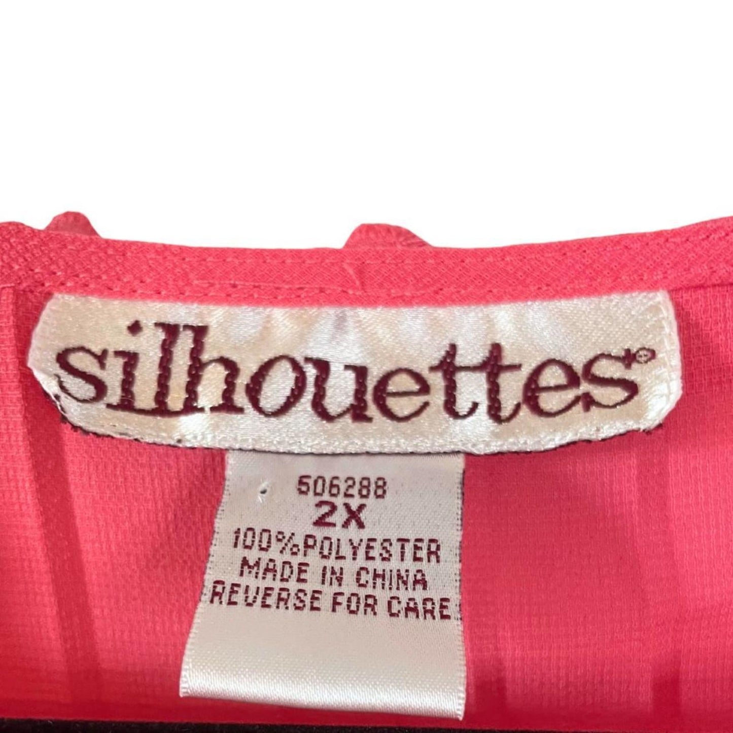 90s Sheer Pink Blouse