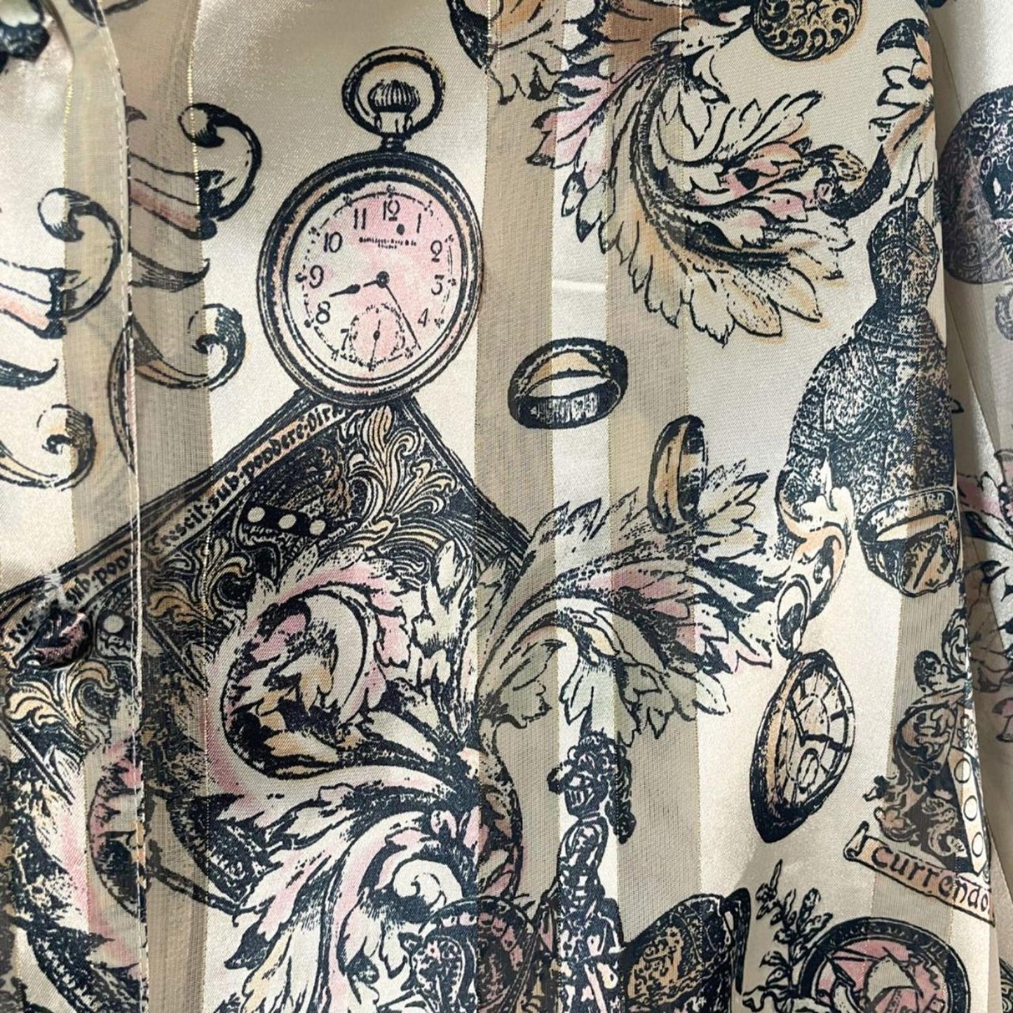 90s Sheer Whimsical Blouse
