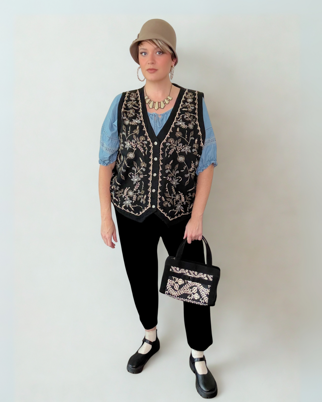 90s Vintage Velvet Pants