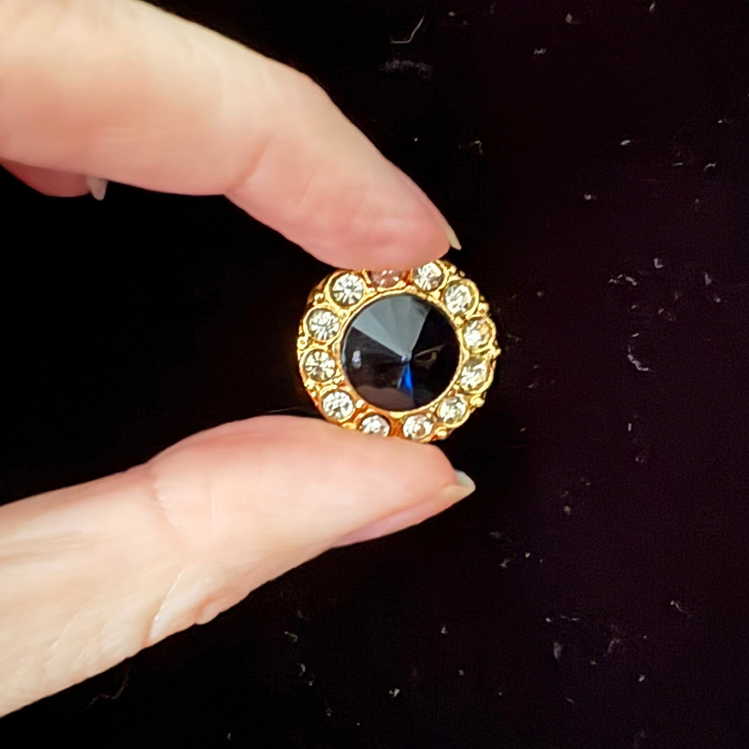 80s / 90s Velvet Blazer Top