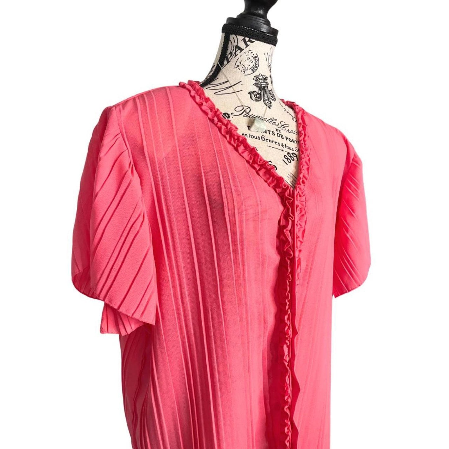 90s Sheer Pink Blouse