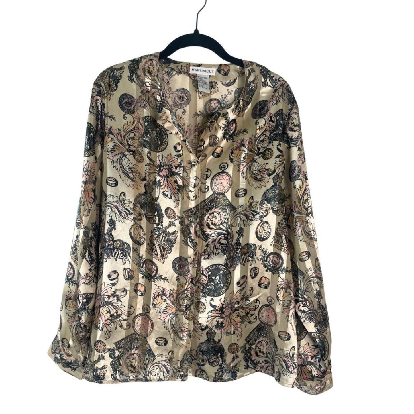 90s Sheer Whimsical Blouse