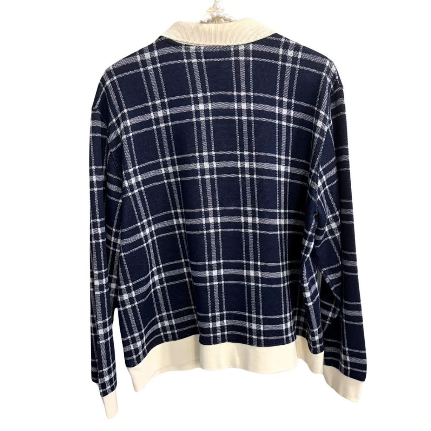 Y2K Plaid Cardigan