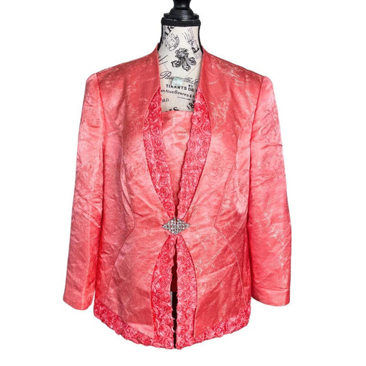 90s Coral Blazer Jacket