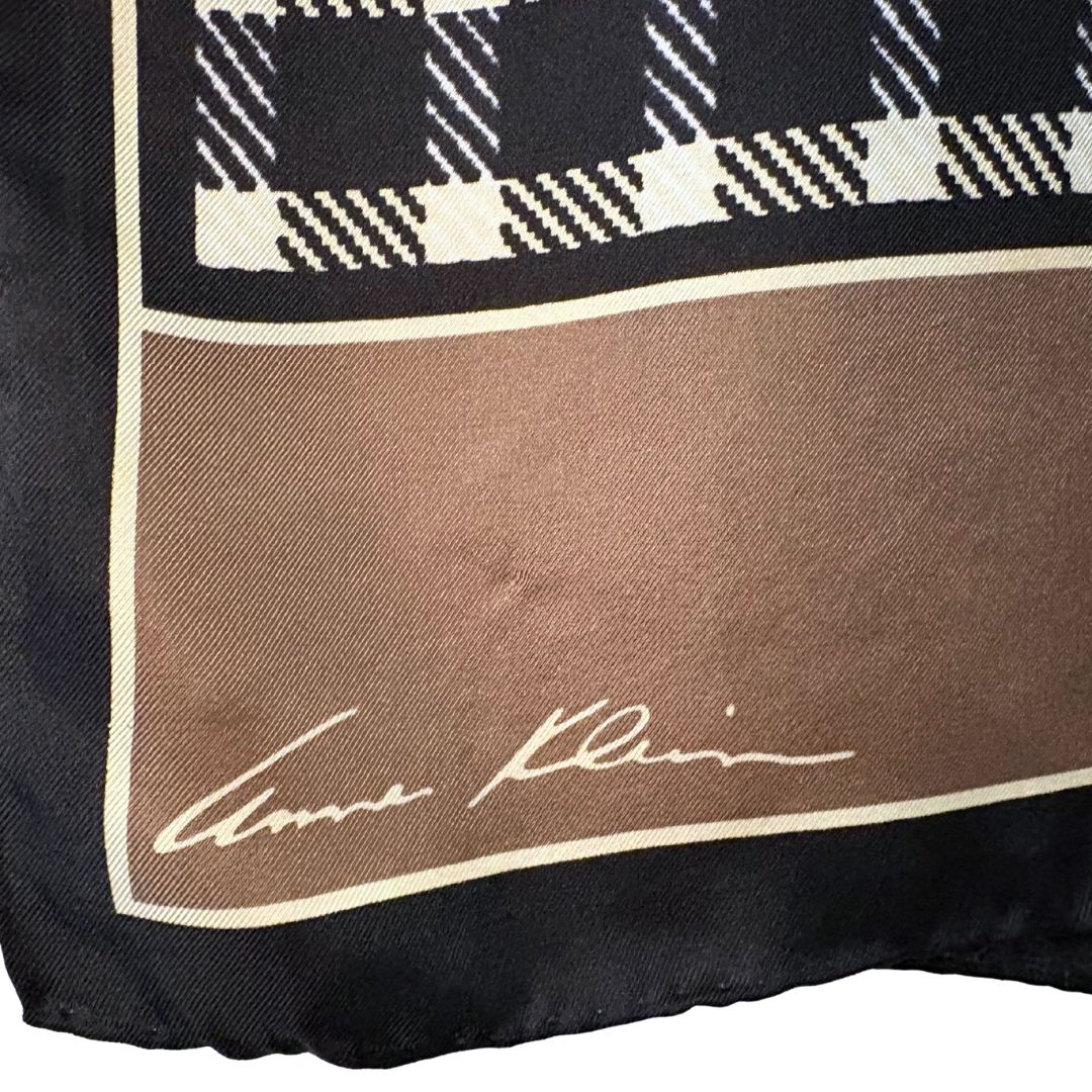 Vintage Silk Anne Klein Scarf