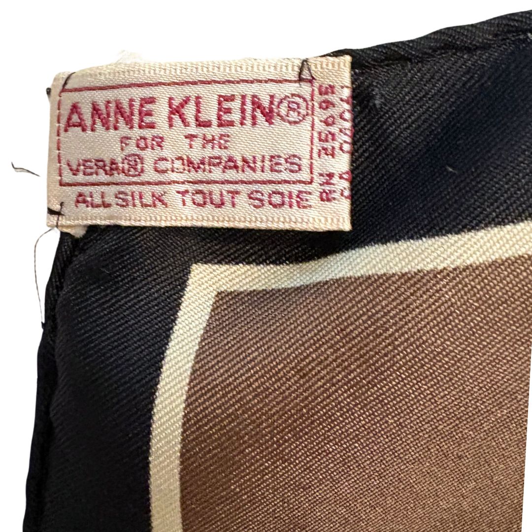 Vintage Silk Anne Klein Scarf