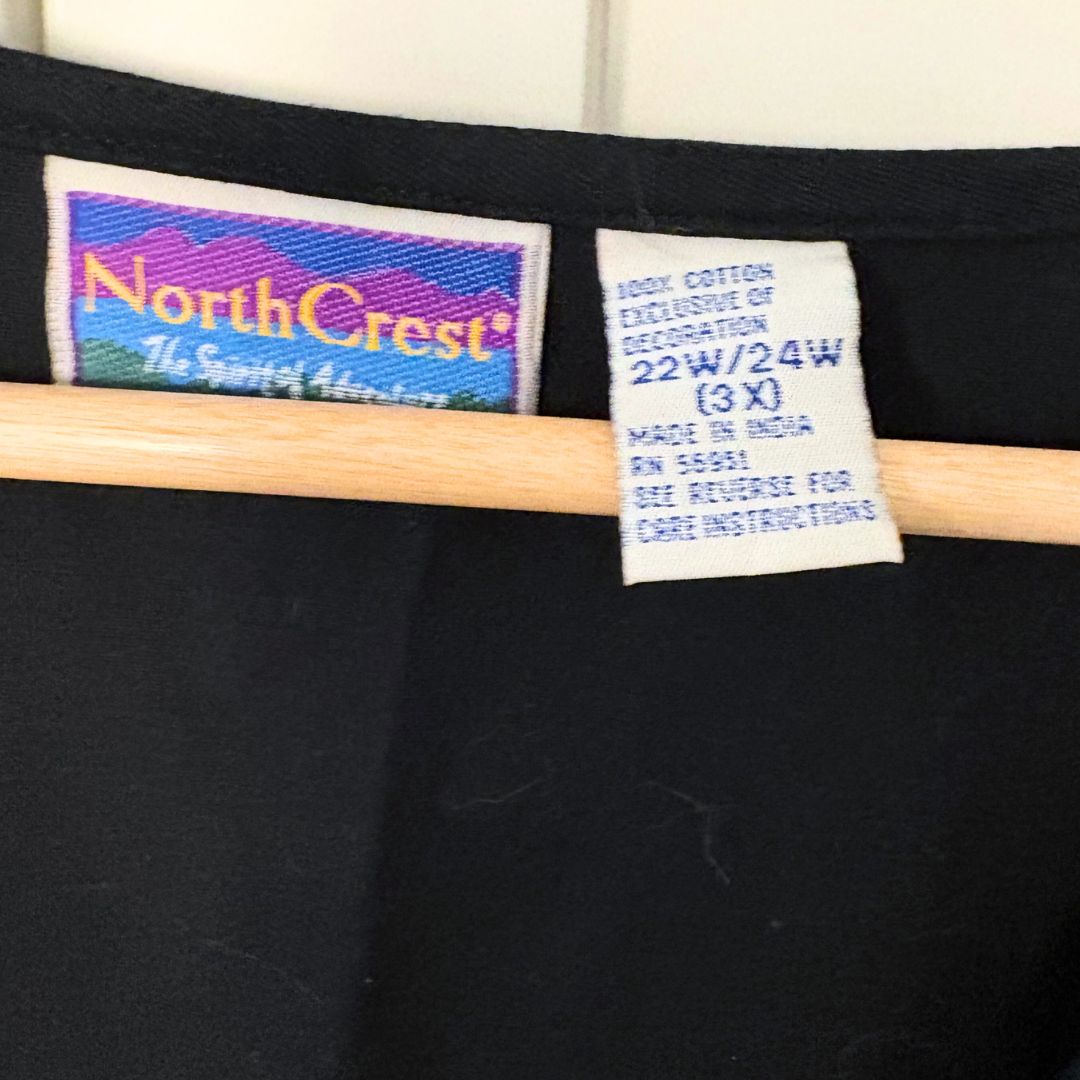 90s Embroidered Whimsigoth Vest