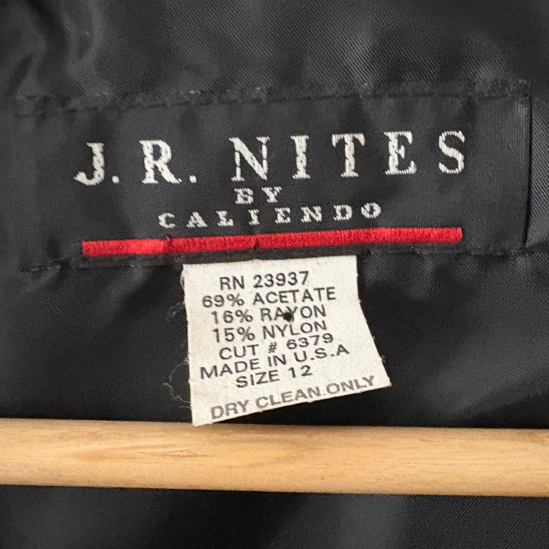 80s / 90s Velvet Blazer Top