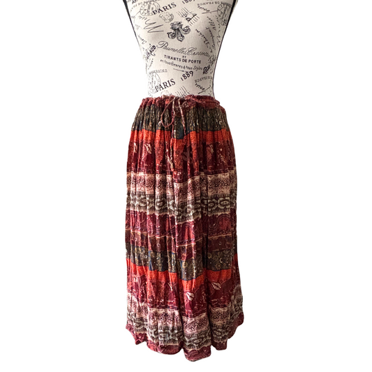 80s Boho Skirt