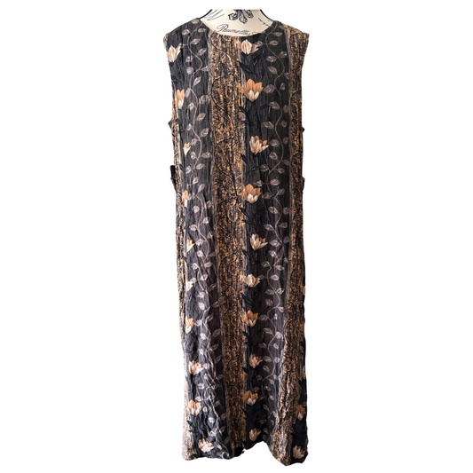 90s Fall Print Dress