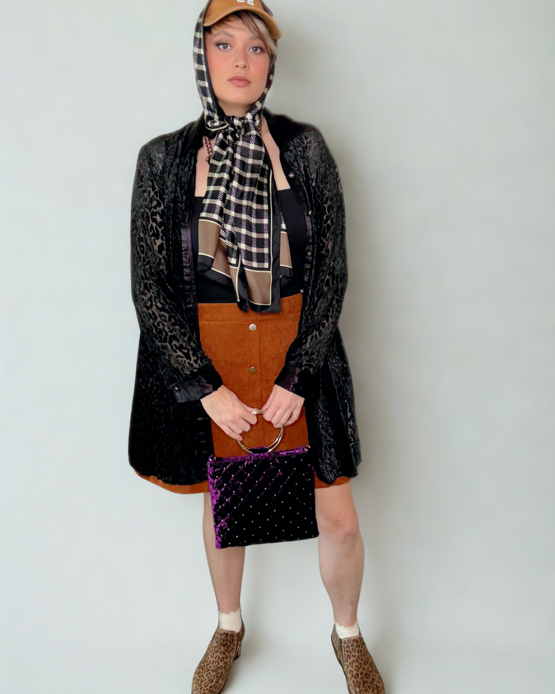 Unique Velvet Handbag