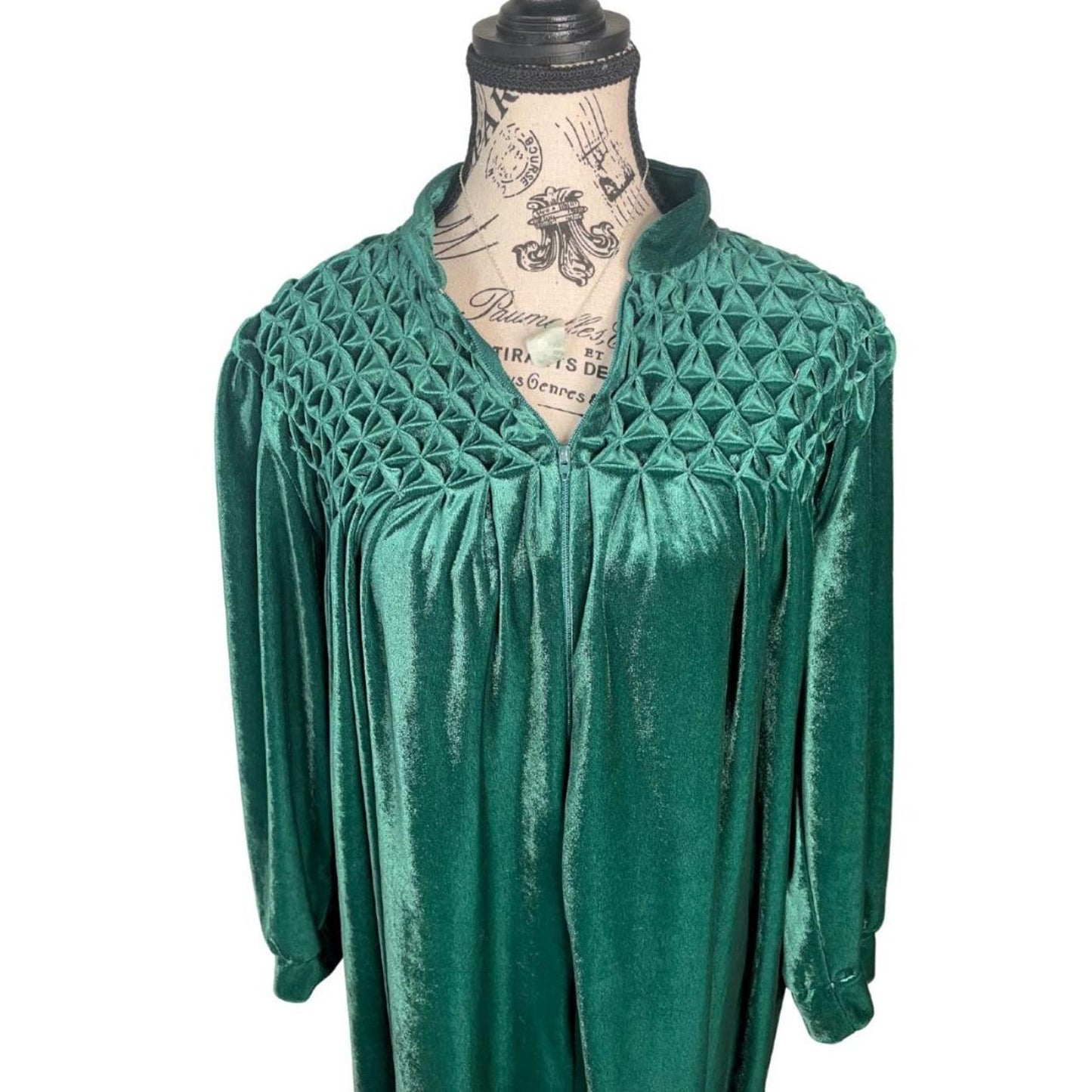 60s Velvet House Dress
