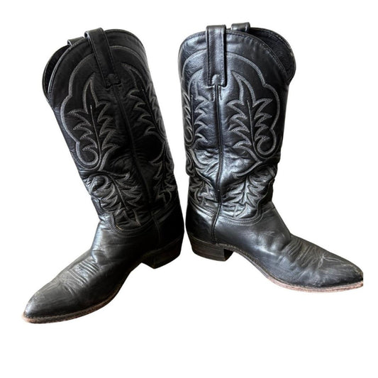 70s Leather Western Boots