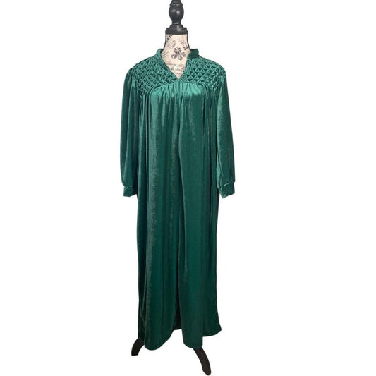 60s Velvet House Dress