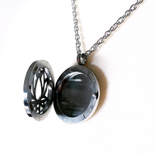 Load image into Gallery viewer, Lotus Essential Oil Diffuser Necklace
