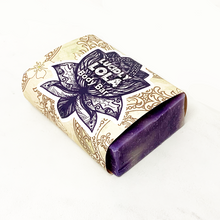 Load image into Gallery viewer, Lucidly Lola Amethyst Galaxy Soap Bar
