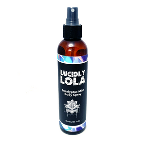 Lucidly Lola Eucalyptus Mint Body Spray, 8 oz