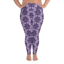 Load image into Gallery viewer, Lucidly Lola Lotus Plus Size Leggings
