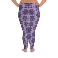 Load image into Gallery viewer, Lucidly Lola Lotus Plus Size Leggings
