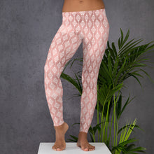 Load image into Gallery viewer, Lucidly Lola Geometric Rose Gold Leggings
