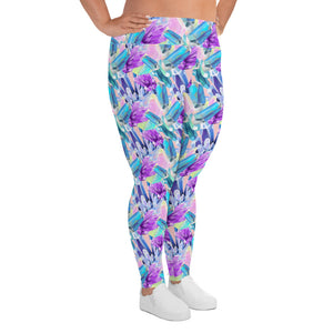 Lucidly Lola Crystal Plus Size Leggings