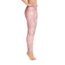 Load image into Gallery viewer, Lucidly Lola Geometric Rose Gold Leggings
