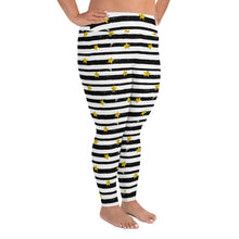 Load image into Gallery viewer, Lucidly Lola Stars &amp; Stripes Plus Size Leggings
