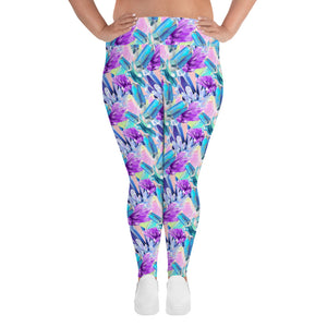 Lucidly Lola Crystal Plus Size Leggings