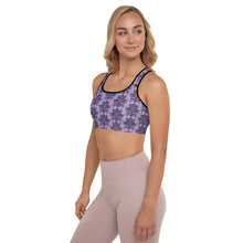 Load image into Gallery viewer, Lucidly Lola Lotus Padded Sports Bra
