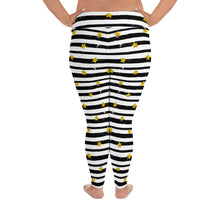 Load image into Gallery viewer, Lucidly Lola Stars &amp; Stripes Plus Size Leggings
