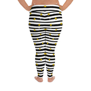 Lucidly Lola Stars & Stripes Plus Size Leggings