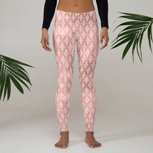 Load image into Gallery viewer, Lucidly Lola Geometric Rose Gold Leggings
