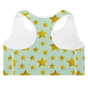 Lucidly Lola Stars Above Padded Sports Bra