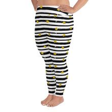 Load image into Gallery viewer, Lucidly Lola Stars &amp; Stripes Plus Size Leggings
