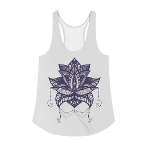 Lucidly Lola Lotus Women's Racerback Tank