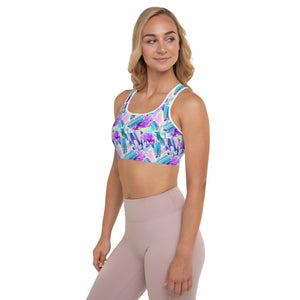 Lucidly Lola Crystal Padded Sports Bra