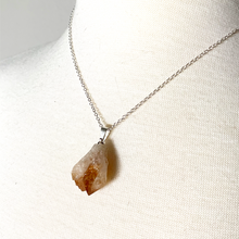 Load image into Gallery viewer, Rough Citrine Pendant Necklace
