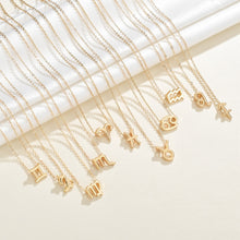 Load image into Gallery viewer, Libra Golden Zodiac Necklace
